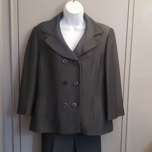 Grey Pants Suit
